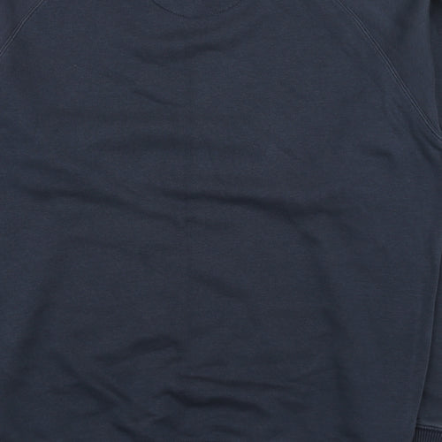 Matalan Mens Blue  Cotton Pullover Sweatshirt Size L