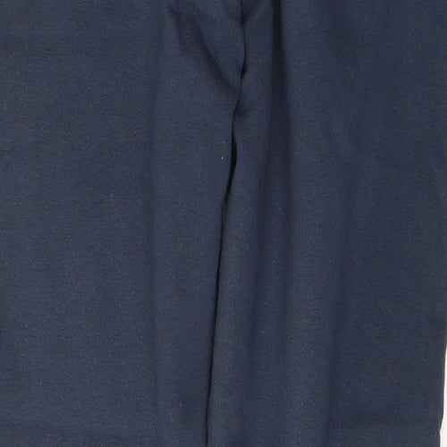 H&M Mens Blue  Cotton Sweatpants Trousers Size S L29 in Regular Tie