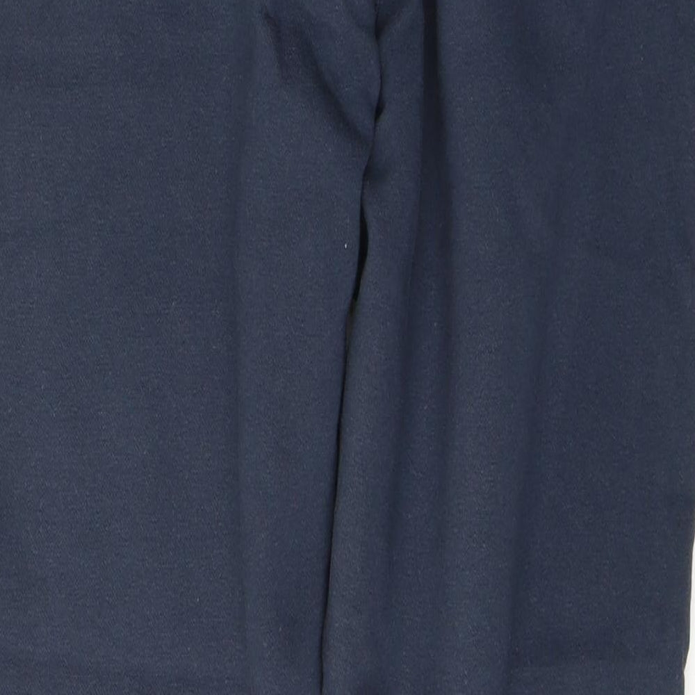 H&M Mens Blue  Cotton Sweatpants Trousers Size S L29 in Regular Tie