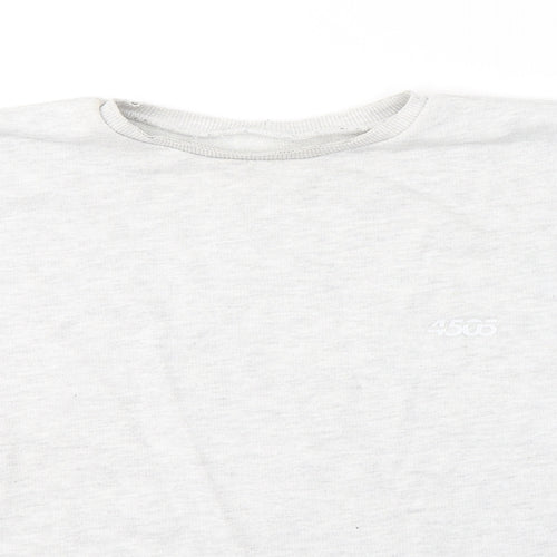 ASOS Womens Grey  Cotton Pullover Sweatshirt Size 12  Pullover
