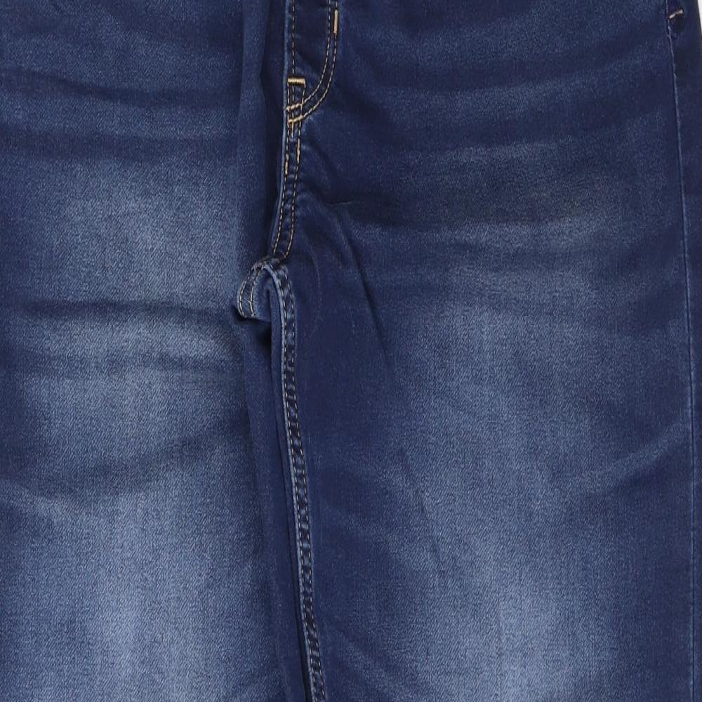 H&M Boys Blue  Cotton Jegging Jeans Size 14-15 Years  Regular Button