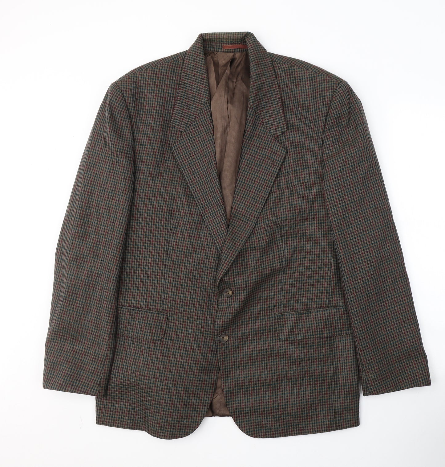 Princeton Mens Brown  Polyester Jacket Suit Jacket Size L