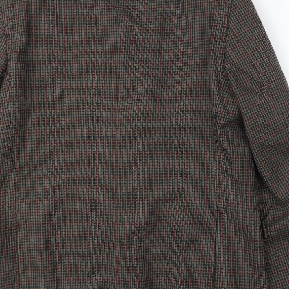Princeton Mens Brown  Polyester Jacket Suit Jacket Size L
