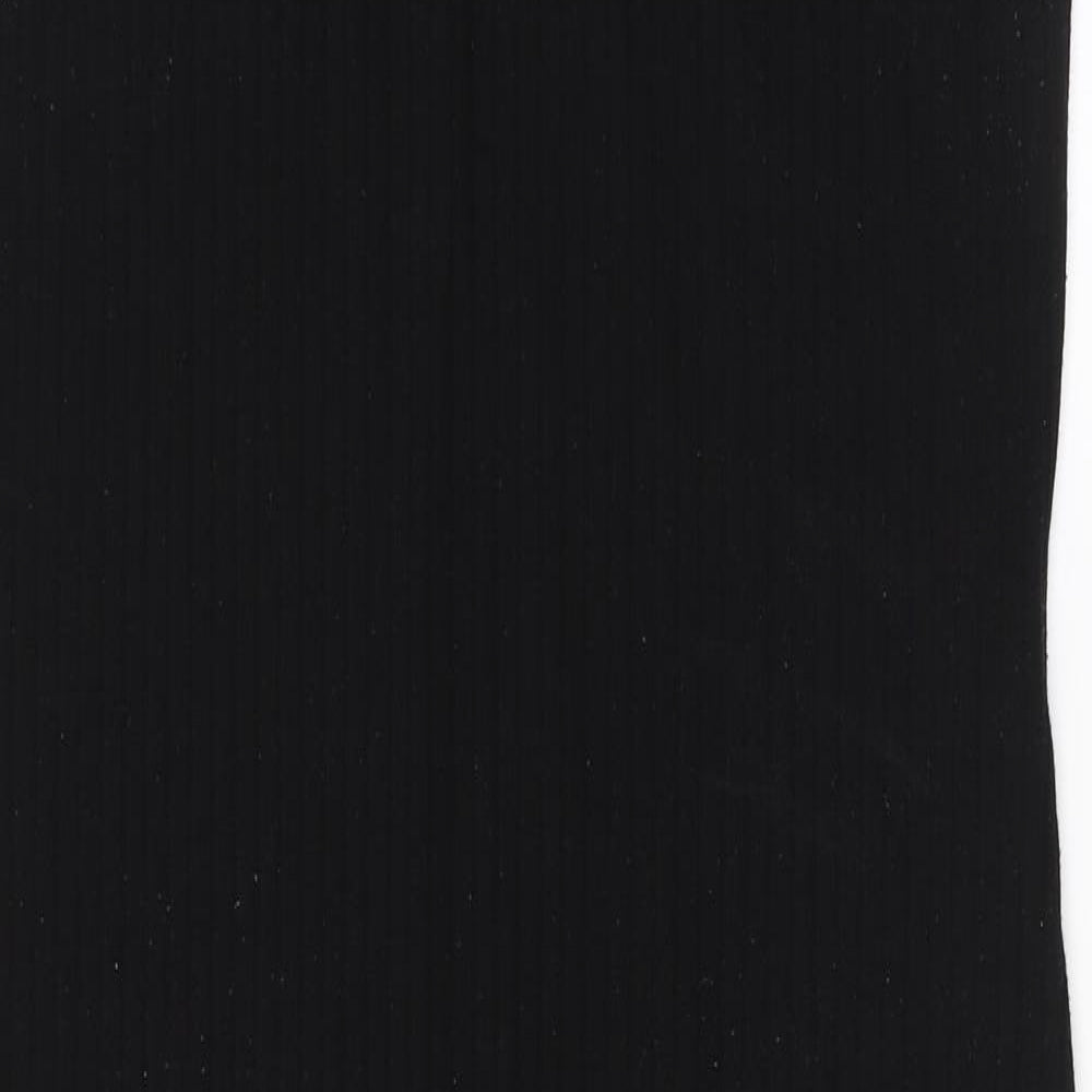 VERO MODA Womens Black  Cotton Tank Dress  Size M  Round Neck Pullover