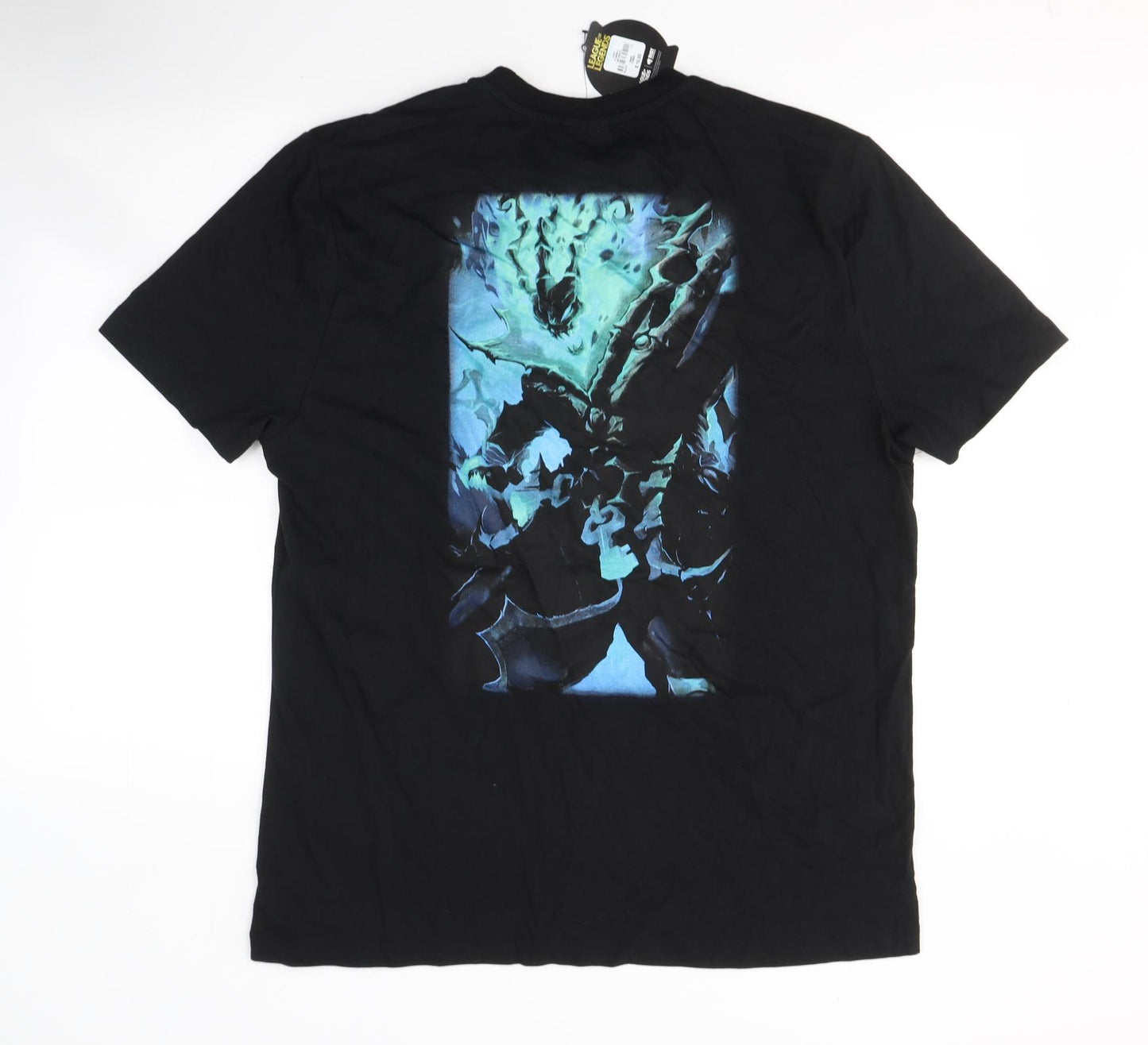 Primark Mens Black  Cotton  T-Shirt Size XL Round Neck  - League of Legends