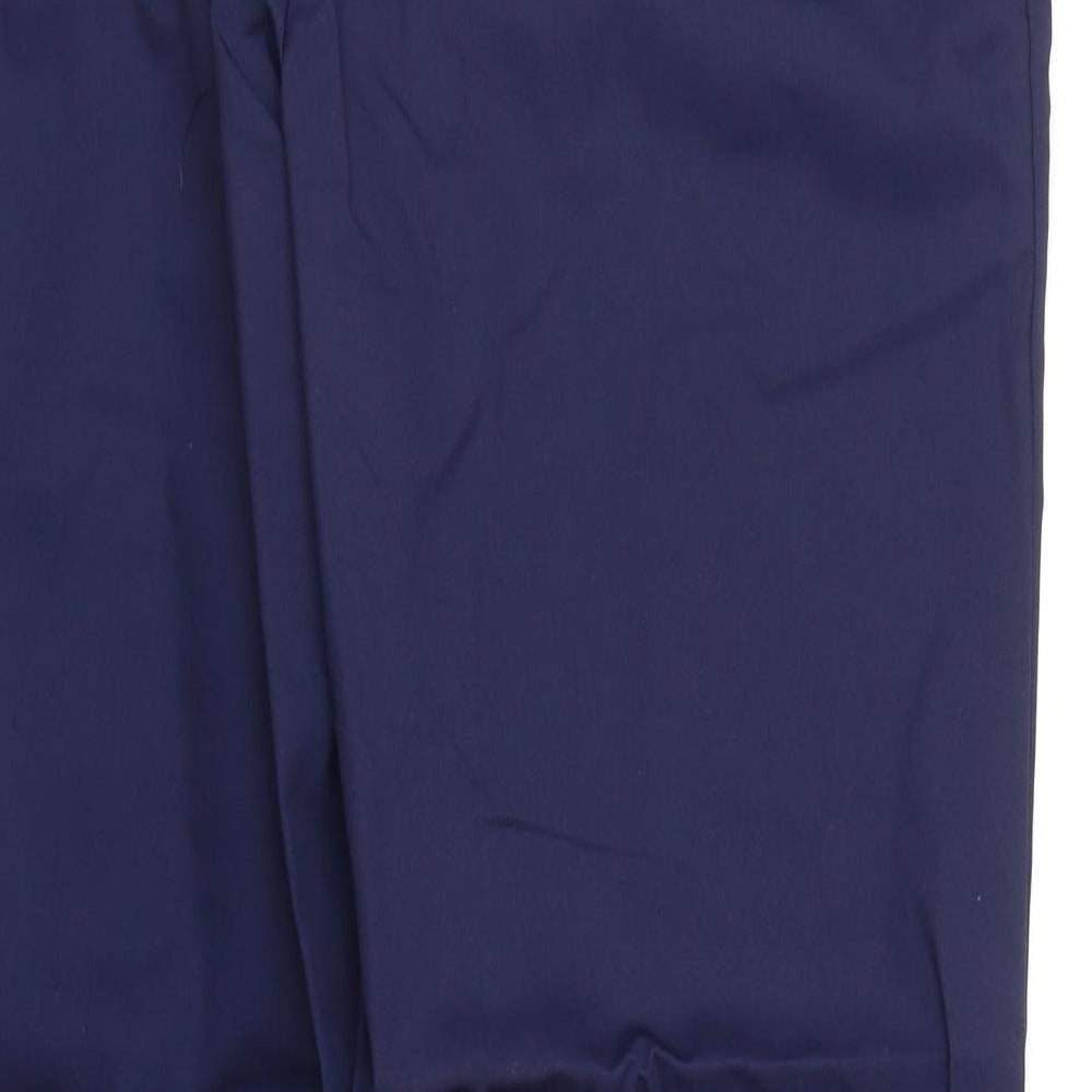 Simon Jersey Womens Blue  Polyester Trousers  Size 22 L34 in Regular Zip
