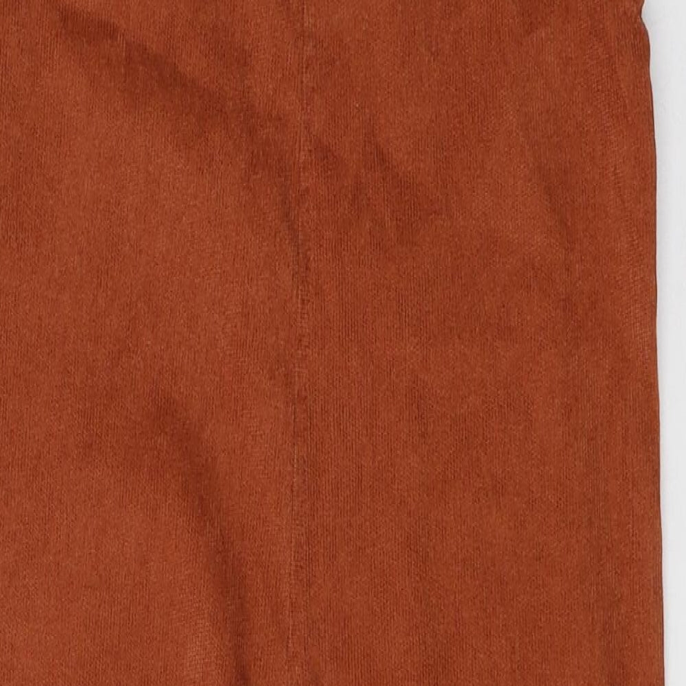 SheIn Girls Brown  Polyester Dungaree One-Piece Size 10 Years  Button