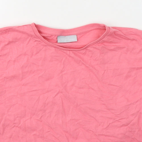 I Love Girls Wear Girls Pink  Cotton Pullover T-Shirt Size 10 Years Round Neck Pullover
