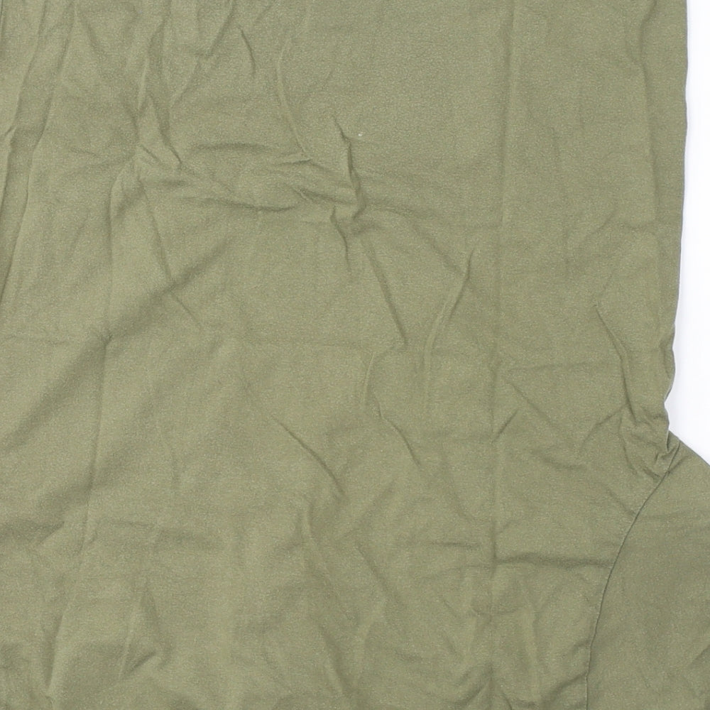 Offroad Boys Green  Cotton Basic T-Shirt Size M Round Neck Pullover - Racer