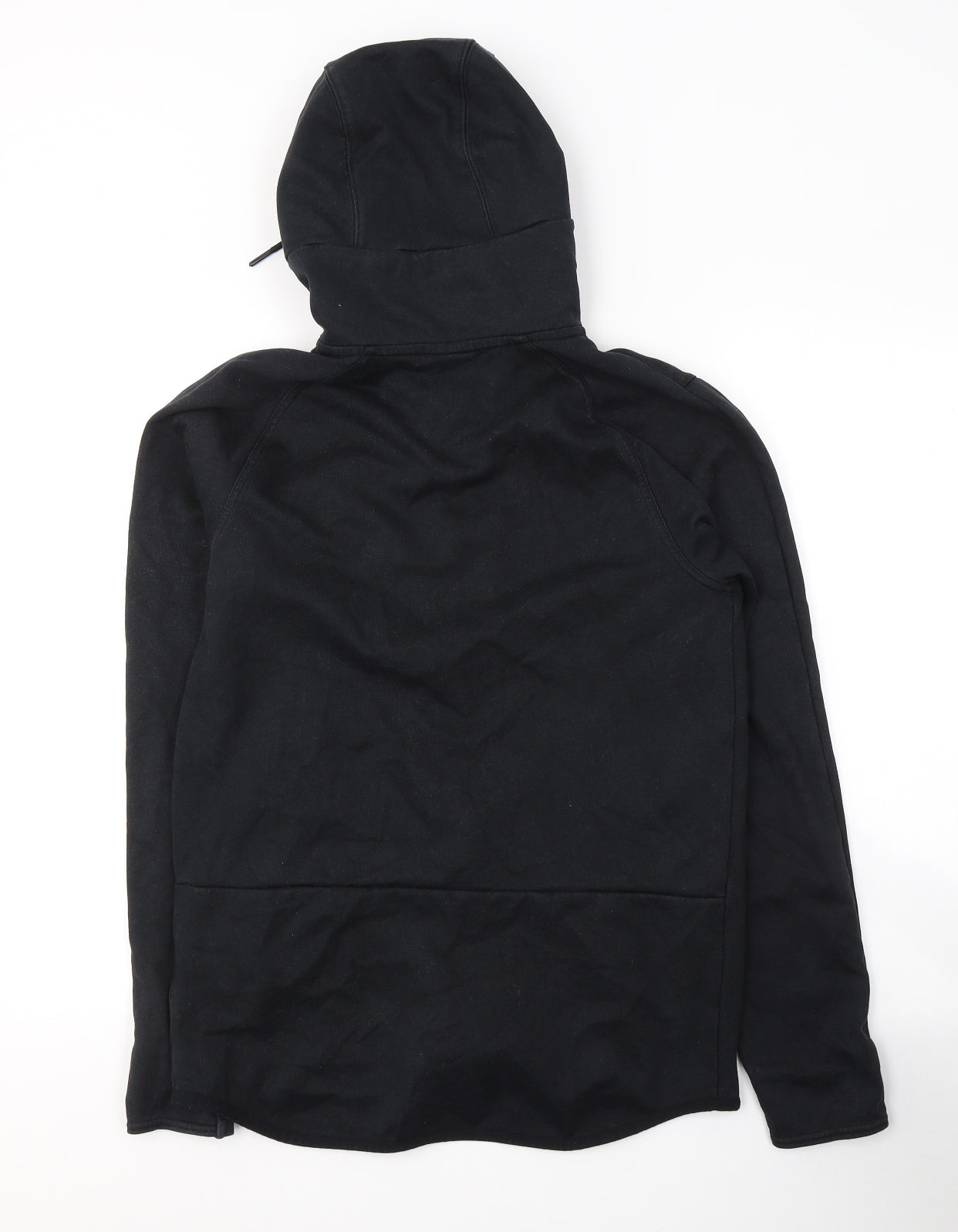 Nike Mens Black  Cotton Full Zip Hoodie Size S