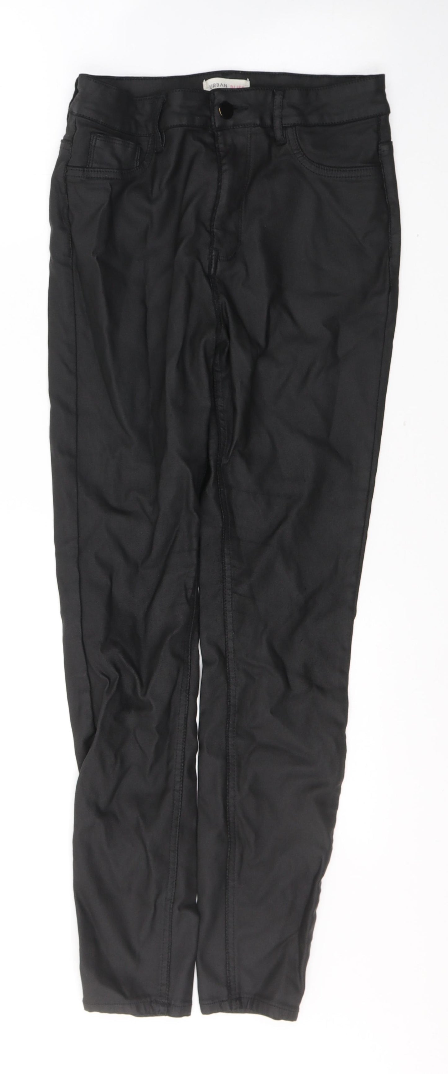 Urban Bliss Womens Black  Viscose Skinny Jeans Size 10 L28 in Regular Button