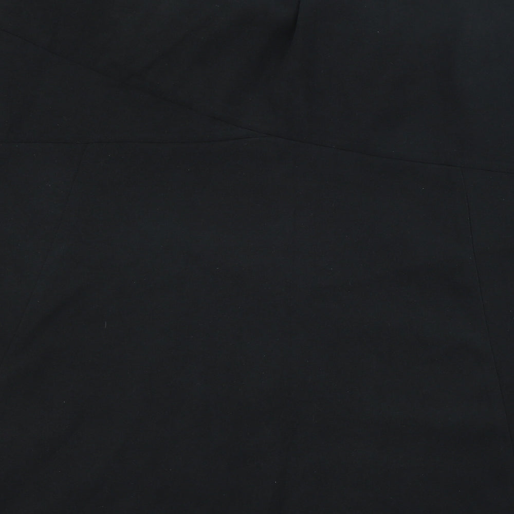 Bonmarché Womens Black  Polyester Skater Skirt Size 16