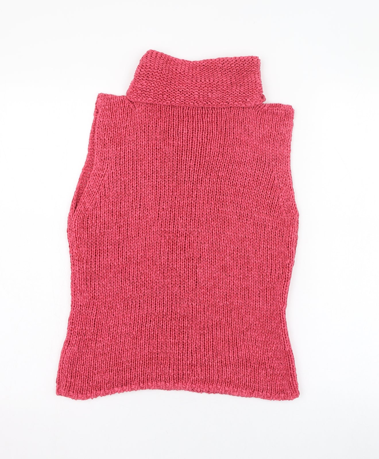 NEXT Womens Pink Roll Neck  Acrylic Pullover Jumper Size 14