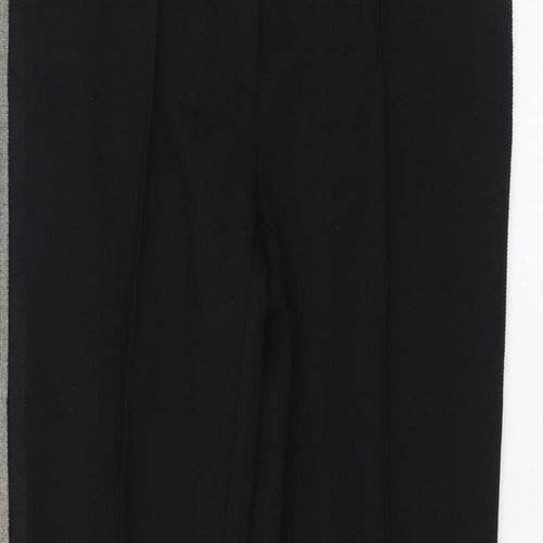 Airfield Womens Black  Viscose Trousers  Size 32 L29 in Regular Zip