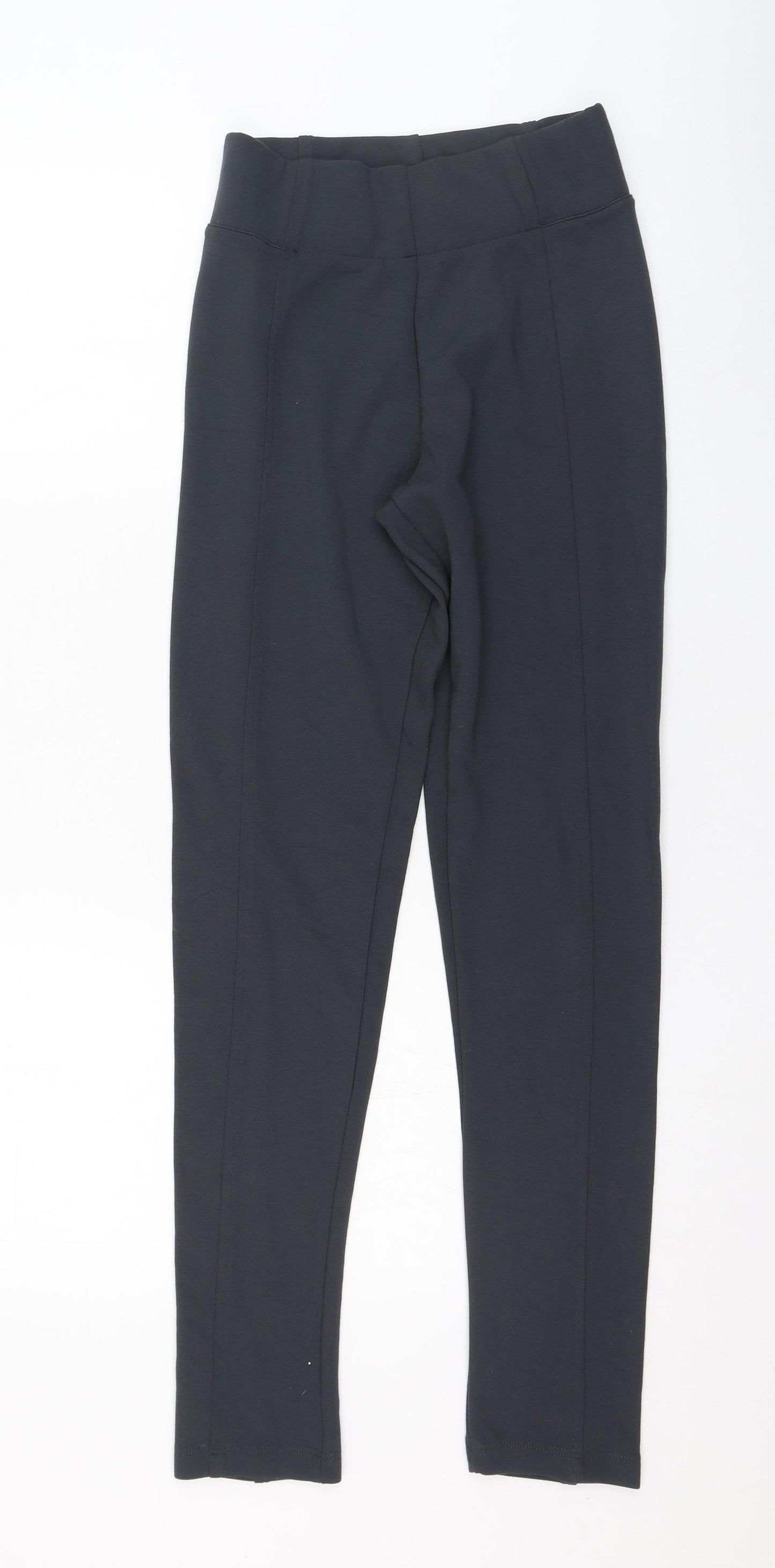 Via Appia Womens Grey  Viscose Capri Leggings Size 26 L28 in