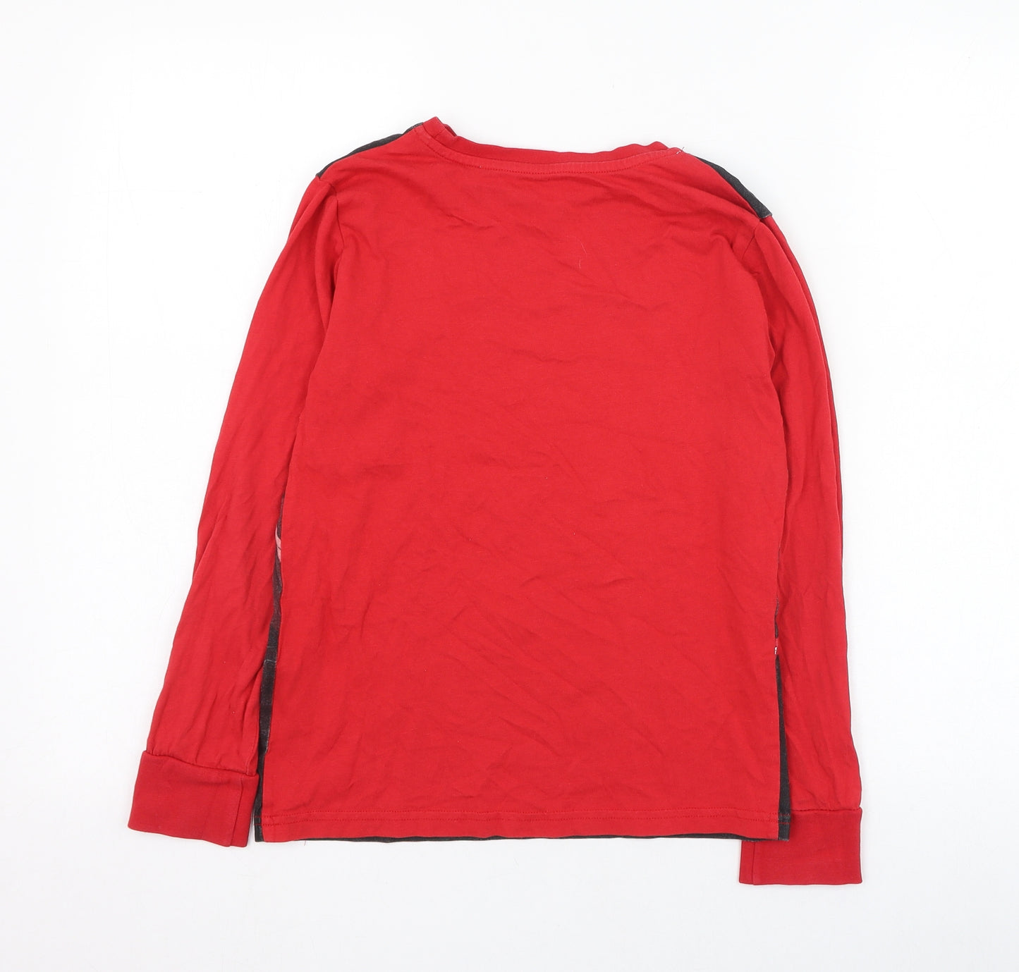 Dunnes Stores Boys Red  Cotton Basic T-Shirt Size 10-11 Years Round Neck Pullover - Star Wars