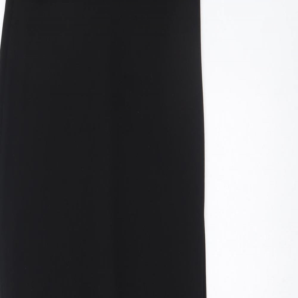 Sista Glam Womens Black  Polyester Ball Gown  Size 10  Off the Shoulder Zip