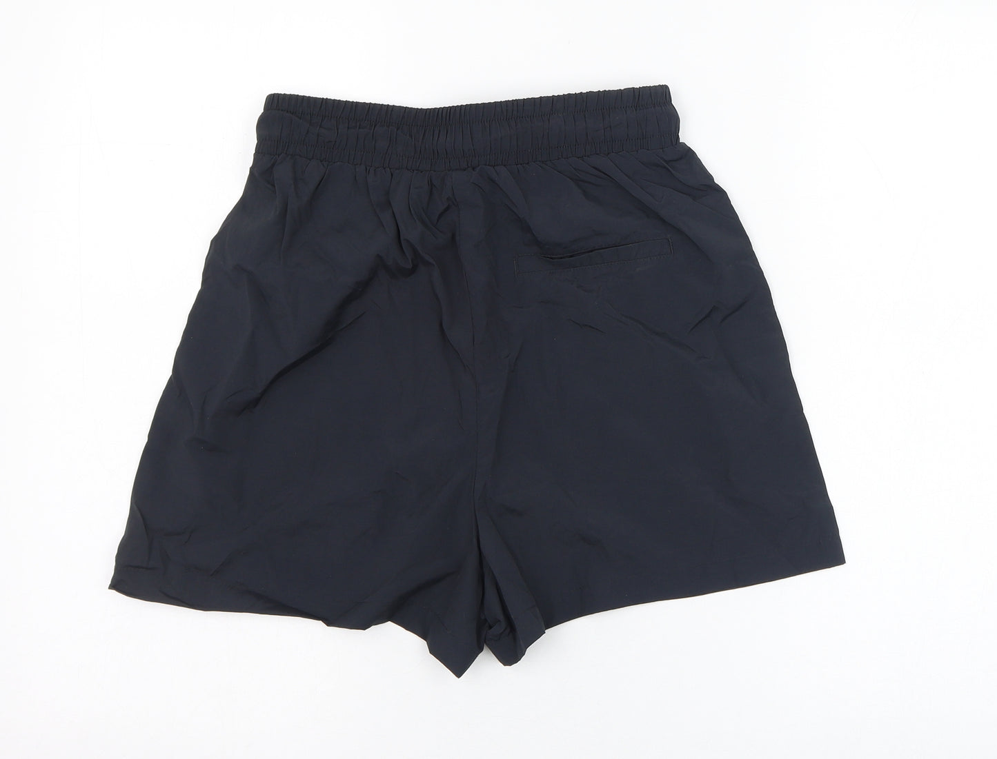 Zara Mens Black  Nylon Sweat Shorts Size S  Regular