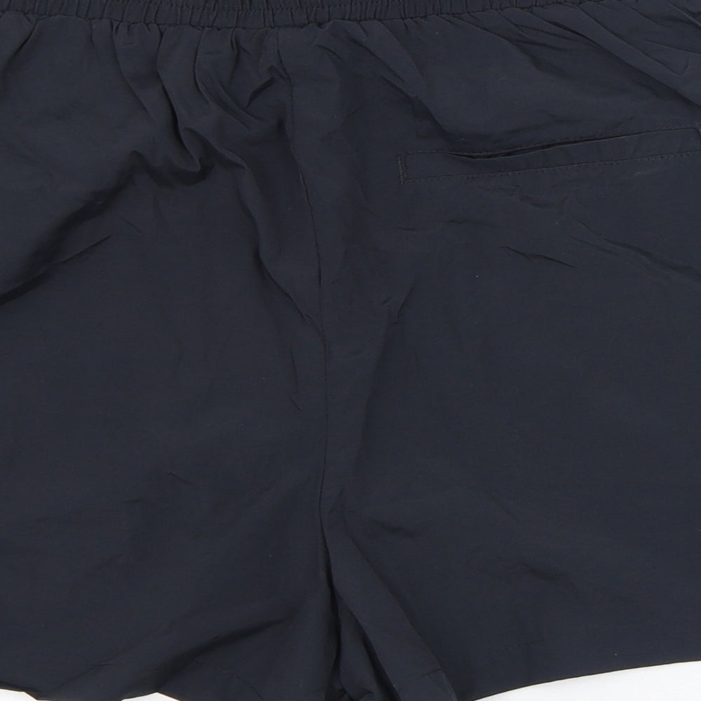 Zara Mens Black  Nylon Sweat Shorts Size S  Regular