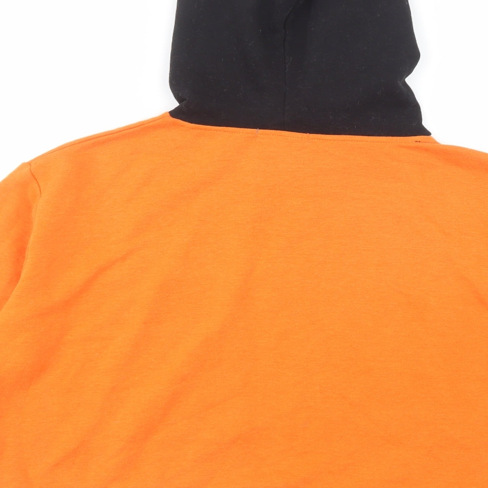 Primark Womens Orange  Polyester Pullover Hoodie Size 12  Pullover - NYC