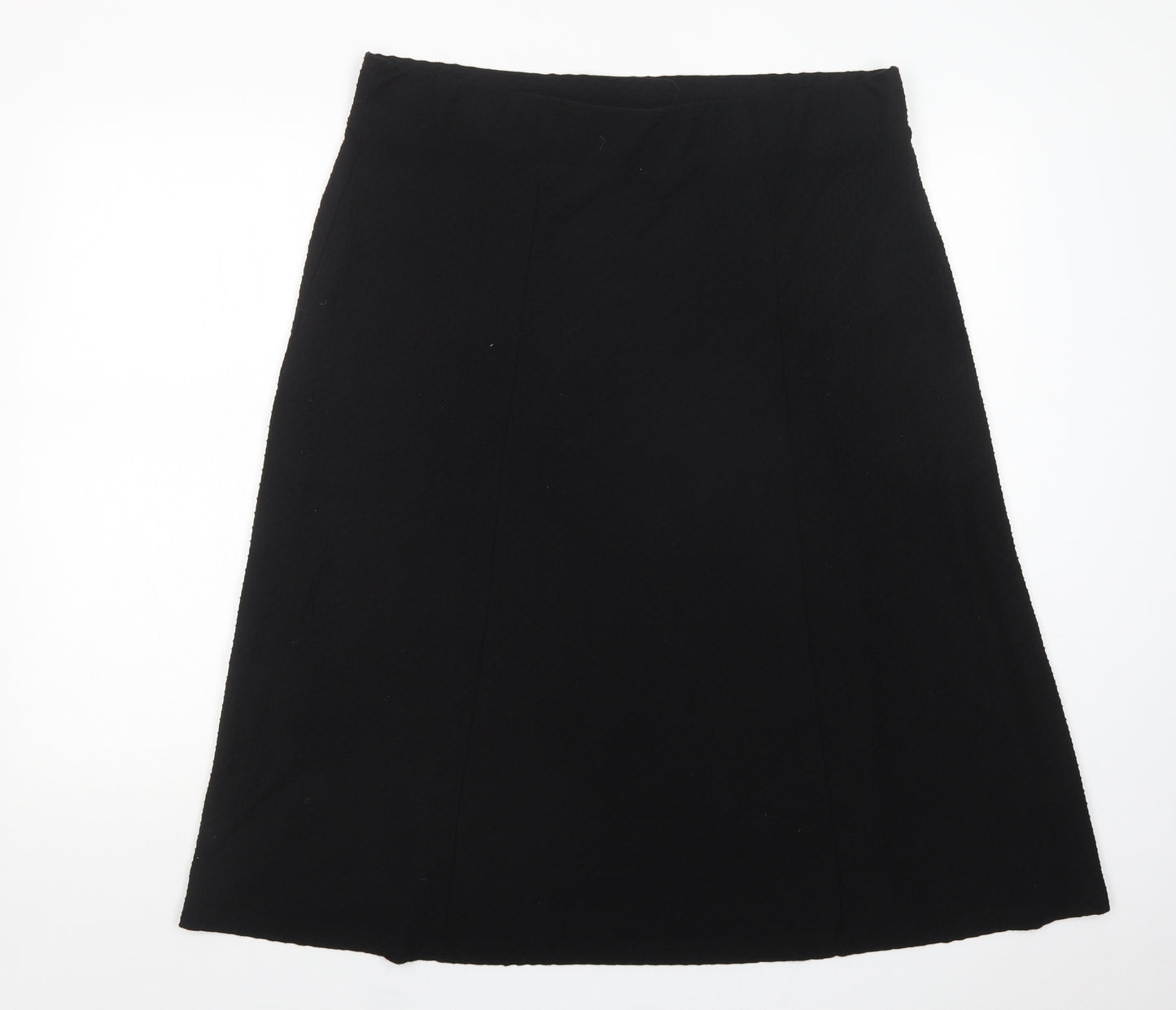 Dunnes Stores Womens Black  Polyester A-Line Skirt Size 18