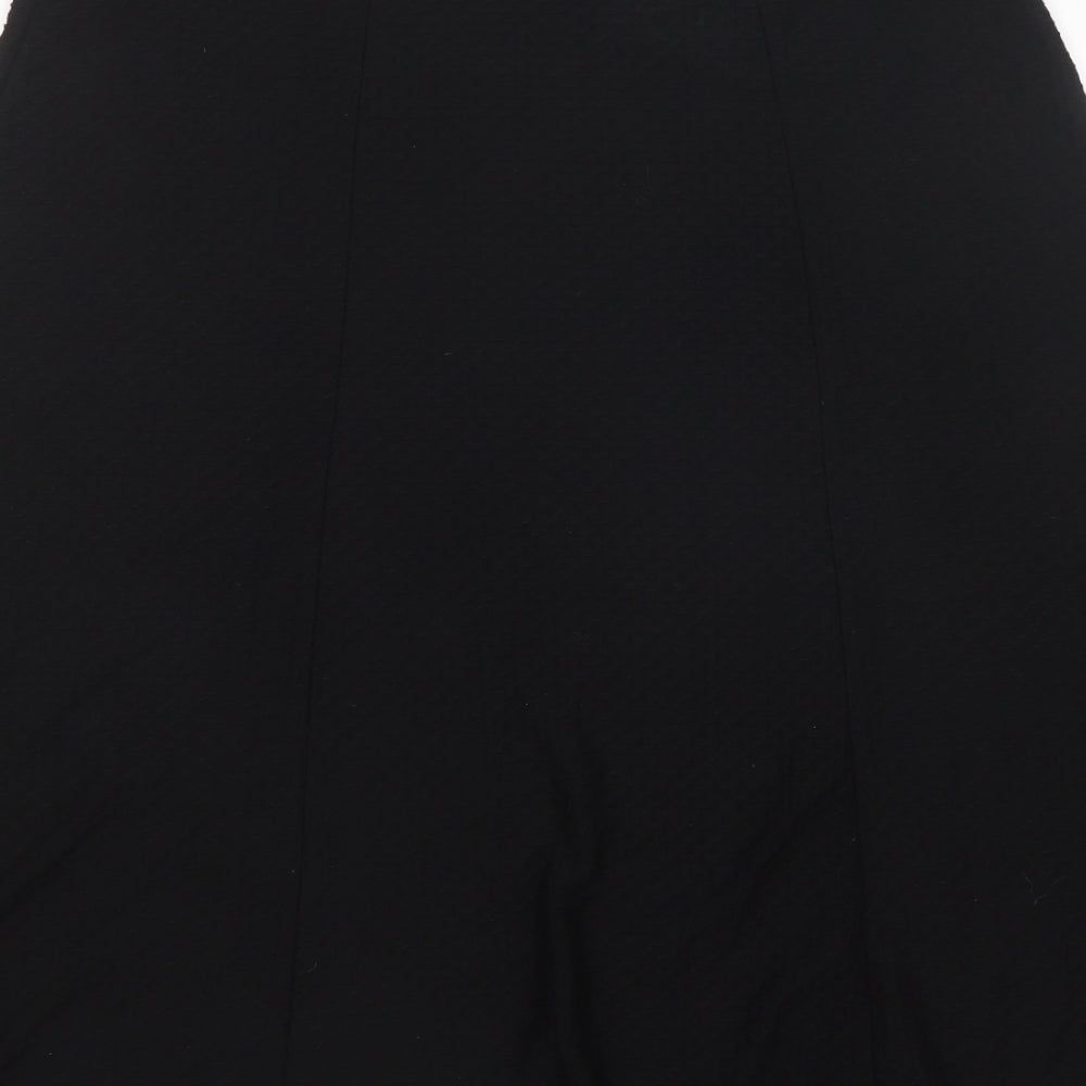 Dunnes Stores Womens Black  Polyester A-Line Skirt Size 18