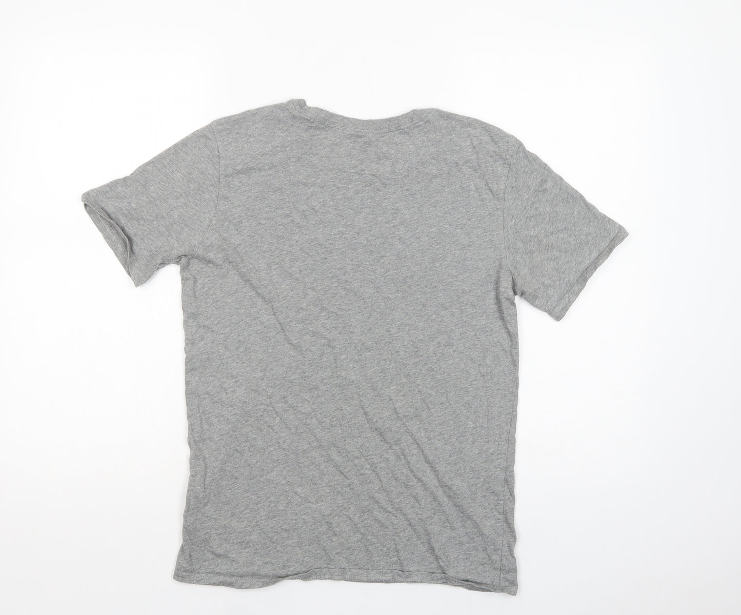 Nike Mens Grey  Cotton  T-Shirt Size S Crew Neck