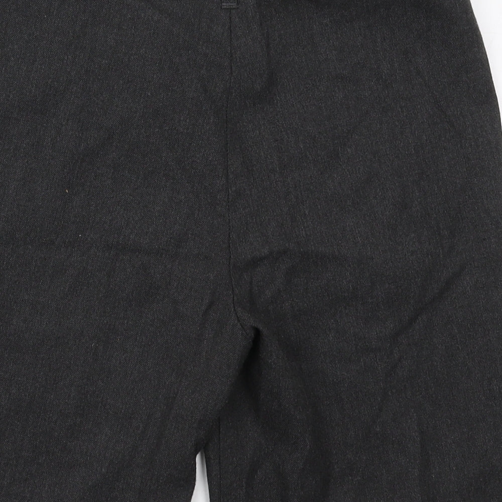 George Boys Grey  Polyester Bermuda Shorts Size 12-13 Years  Regular Hook & Eye