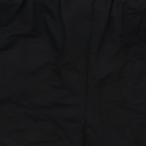 ASOS Womens Black  Viscose Bermuda Shorts Size 8  Regular Drawstring