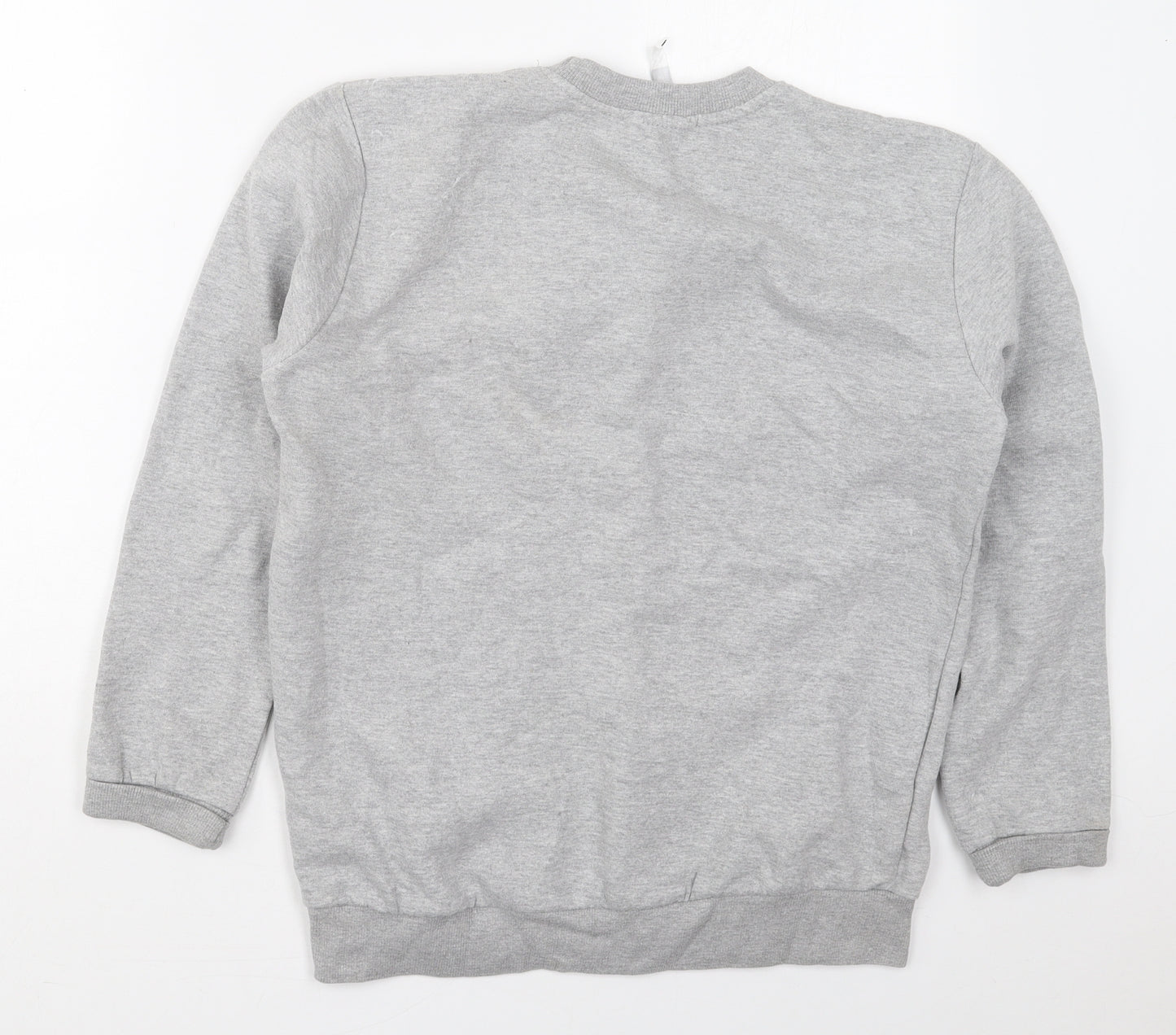 Pep&co Mens Grey  Cotton Pullover Sweatshirt Size S