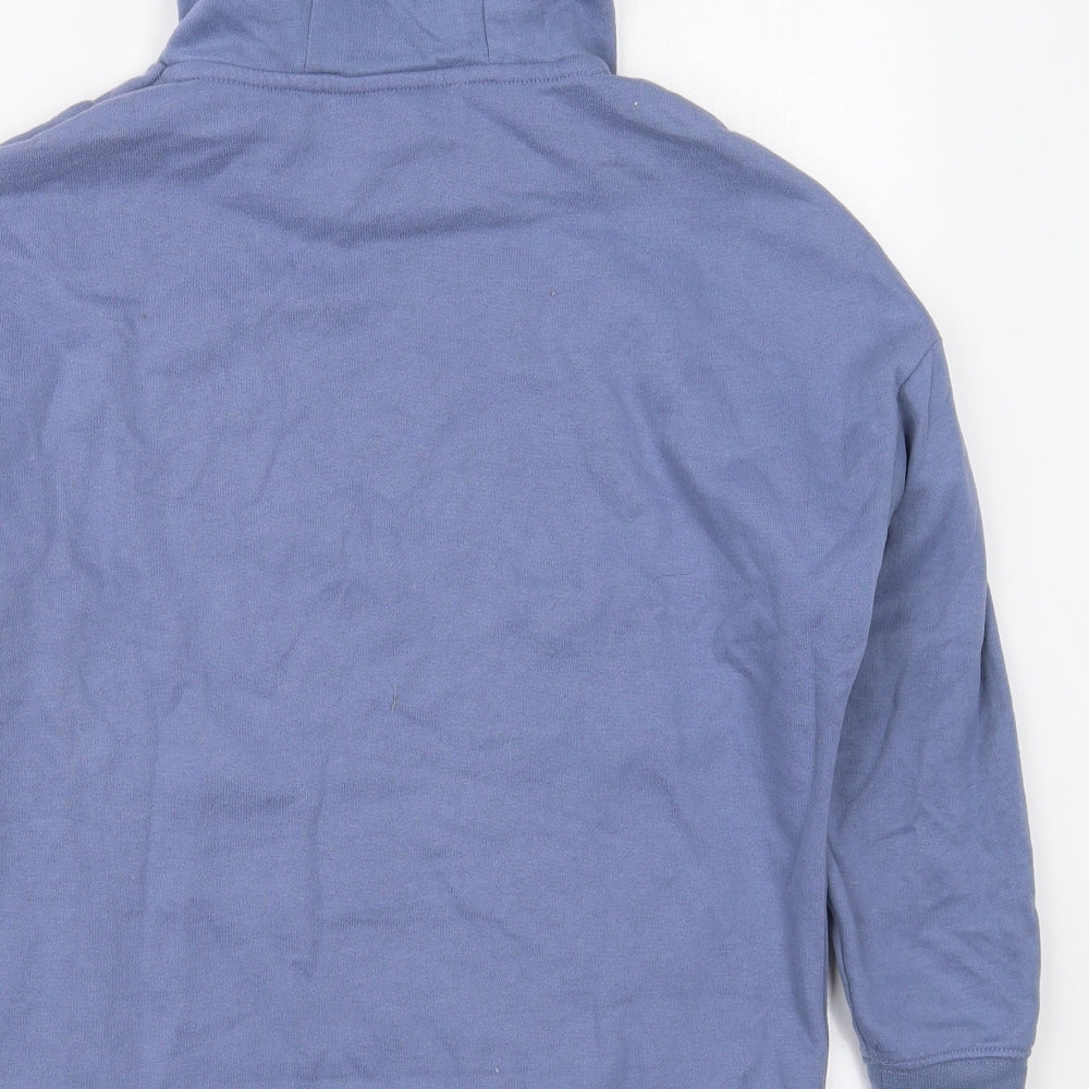 Dunnes Womens Blue  Cotton Pullover Hoodie Size S  Pullover