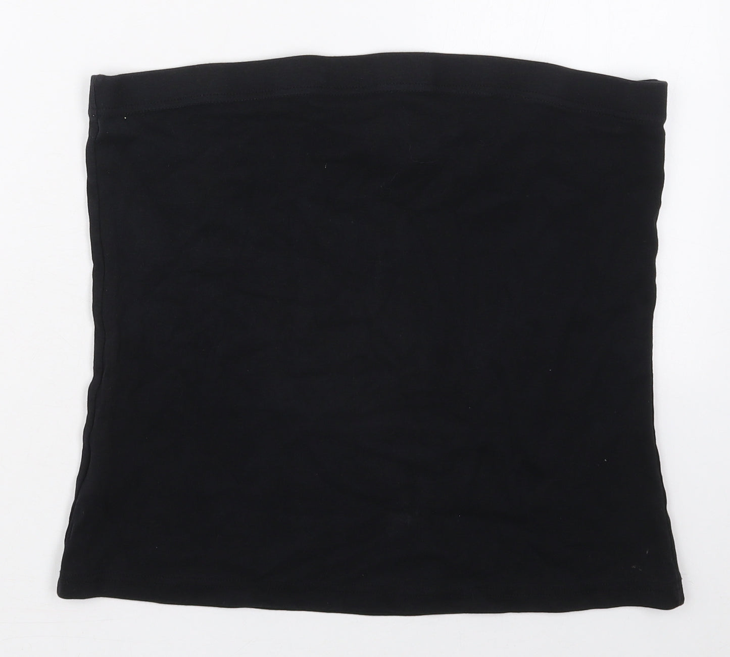 Papaya Womens Black  Cotton Mini Skirt Size 16