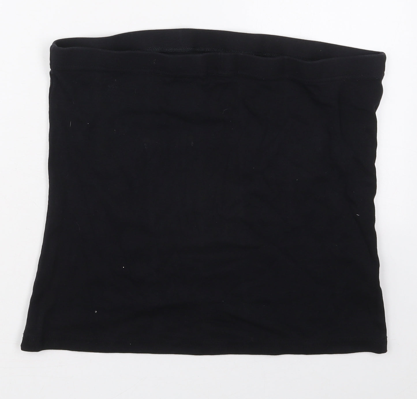 Papaya Womens Black  Cotton Mini Skirt Size 16