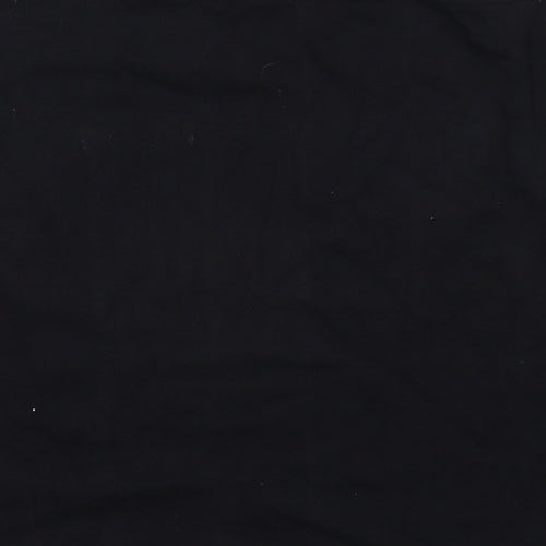 Papaya Womens Black  Cotton Mini Skirt Size 16