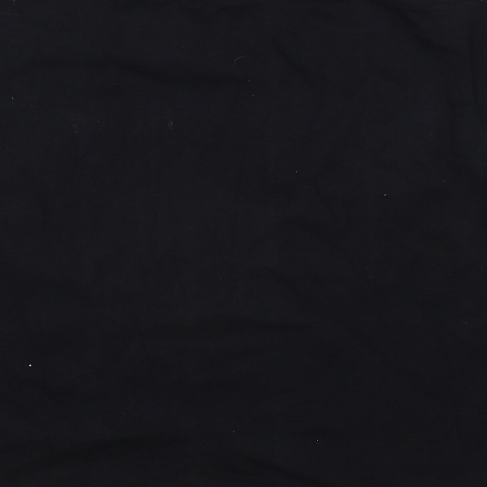 Papaya Womens Black  Cotton Mini Skirt Size 16