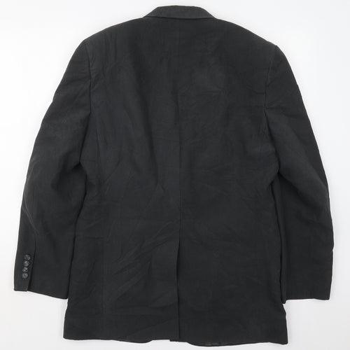 Marks and Spencer Mens Grey  Polyester Jacket Suit Jacket Size 38