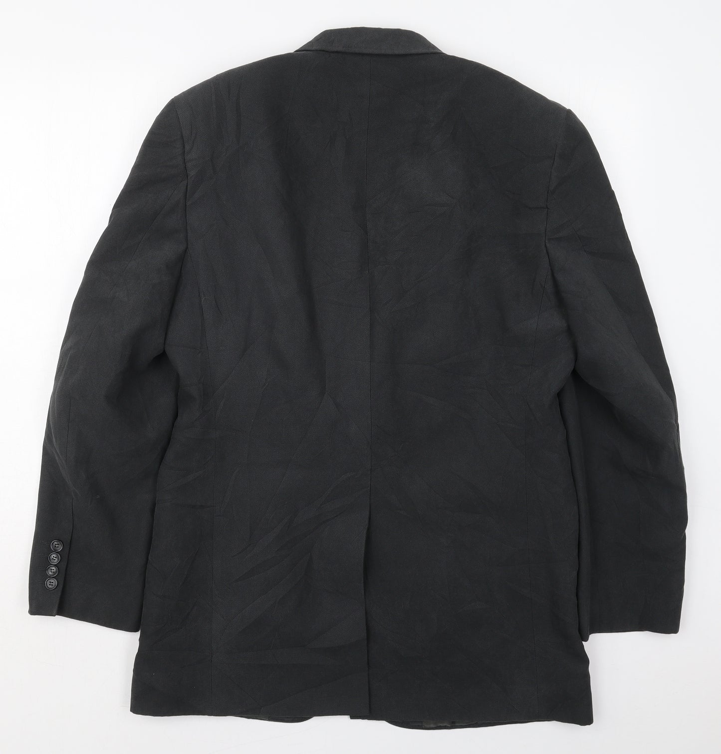 Marks and Spencer Mens Grey  Polyester Jacket Suit Jacket Size 38
