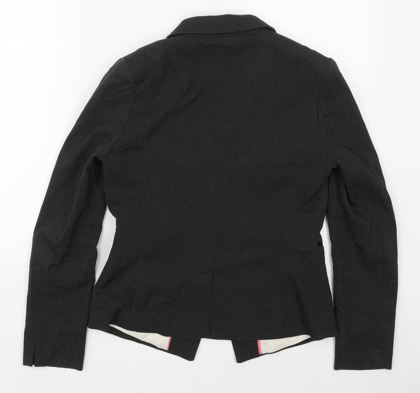 NEXT Womens Black  Polyester Jacket Suit Jacket Size 8