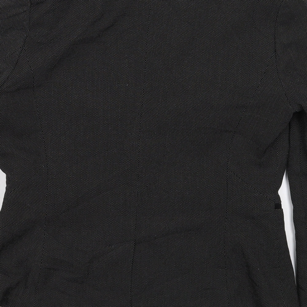 NEXT Womens Black  Polyester Jacket Suit Jacket Size 8