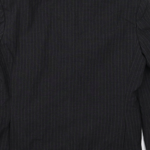 C&A Mens Grey Striped Wool Jacket Suit Jacket Size 42