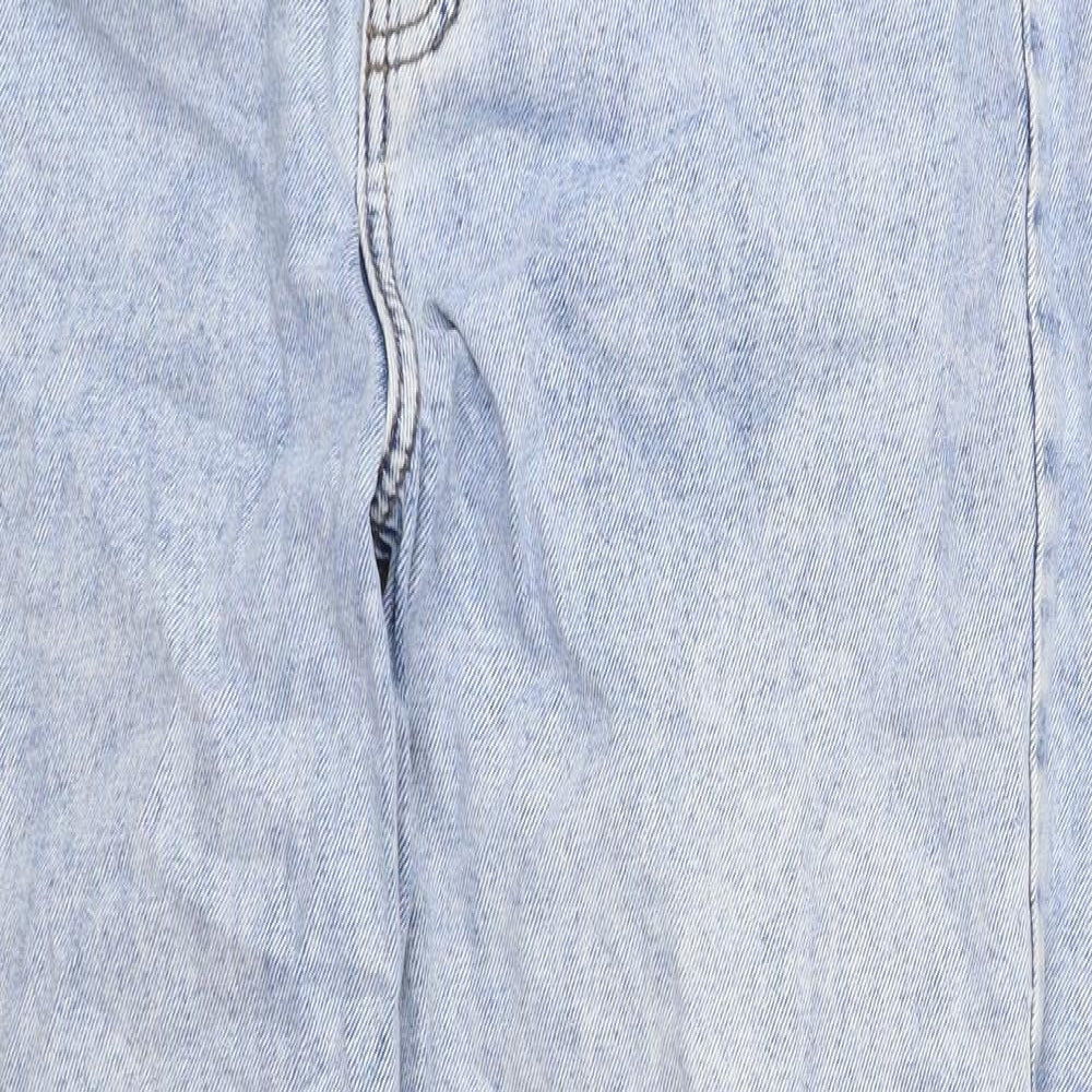 Denim Co Womens Blue  Cotton Mom Jeans Size 14 L28 in Regular Button