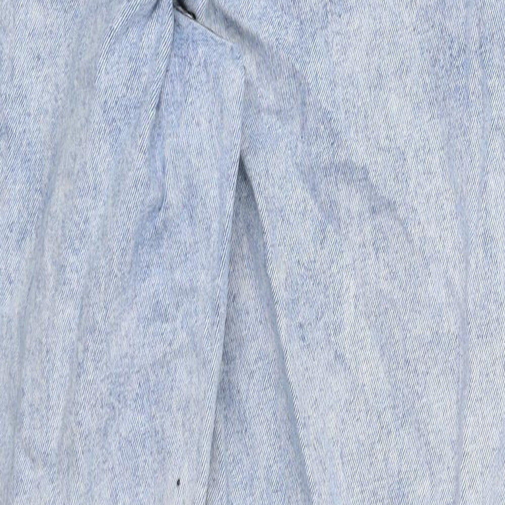 Denim Co Womens Blue  Cotton Mom Jeans Size 14 L28 in Regular Button
