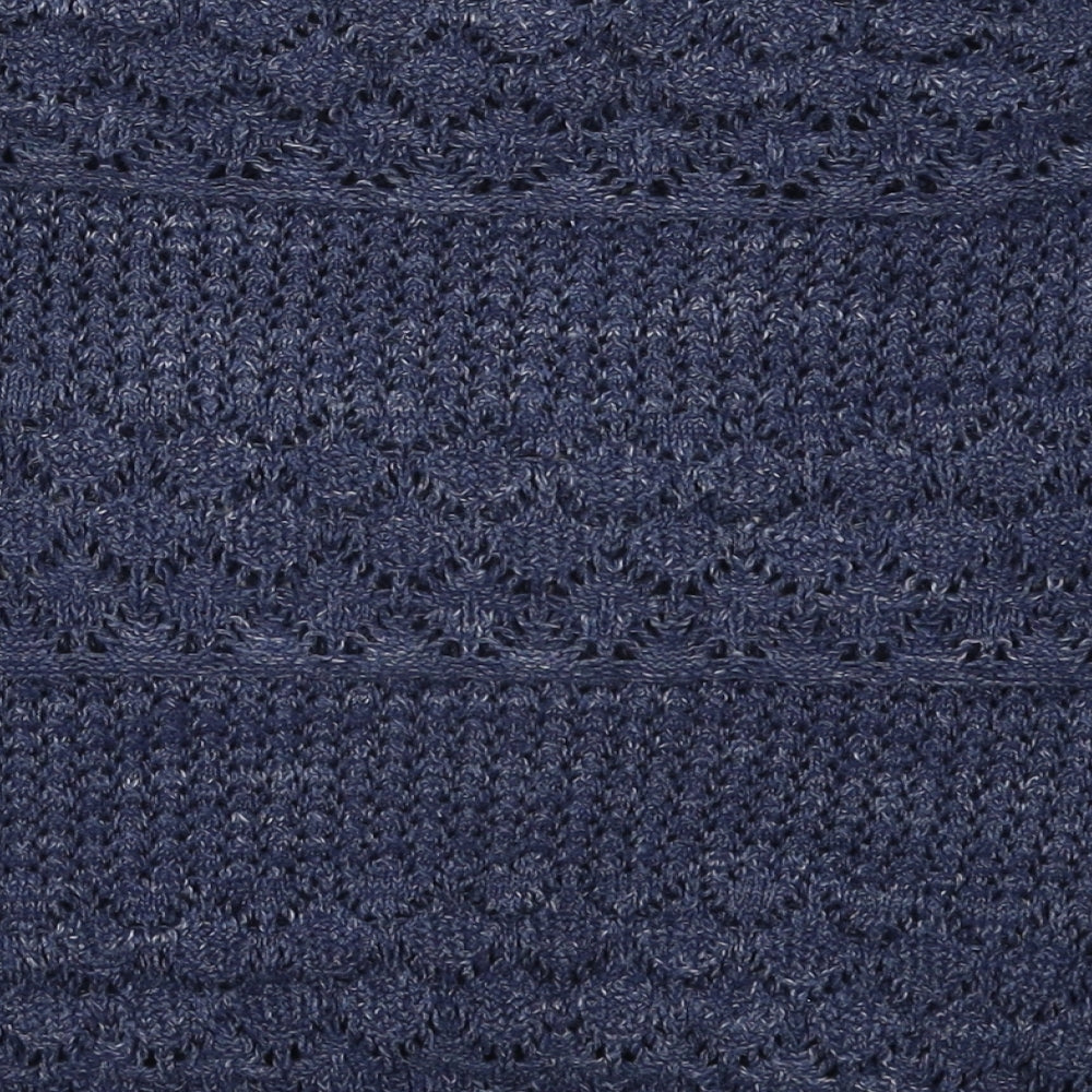 Fat Face Womens Blue Crew Neck  Cotton Pullover Jumper Size S