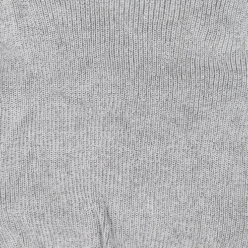 Primark Womens Grey V-Neck  Polyester Pullover Jumper Size 14