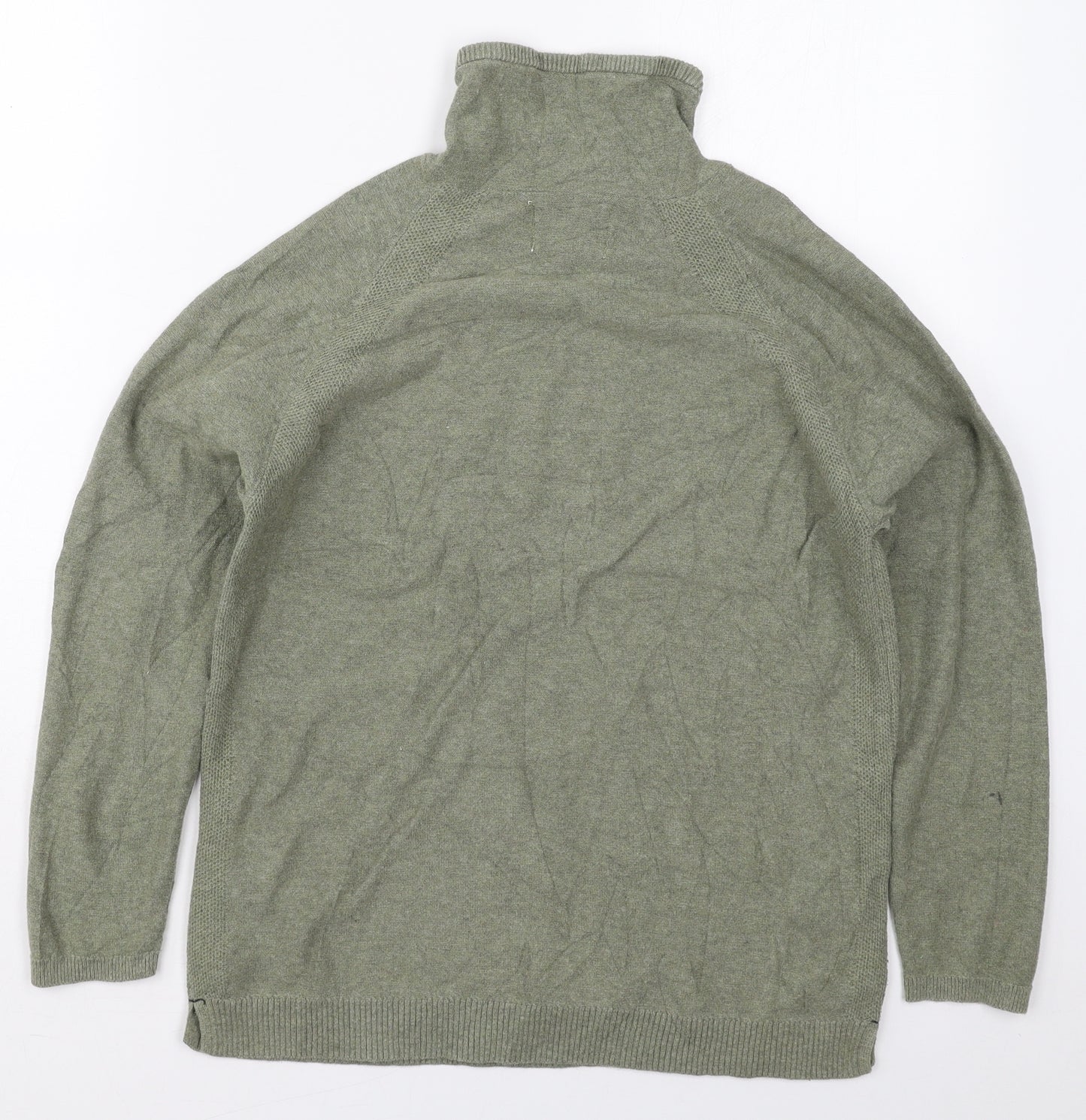 Zara Boys Grey High Neck  Cotton Pullover Jumper Size 11-12 Years  Pullover
