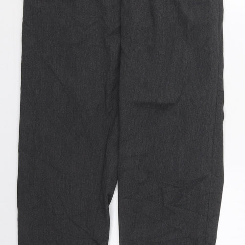 Preworn Mens Grey  Polyester Trousers  Size 30 L29 in Regular Hook & Eye