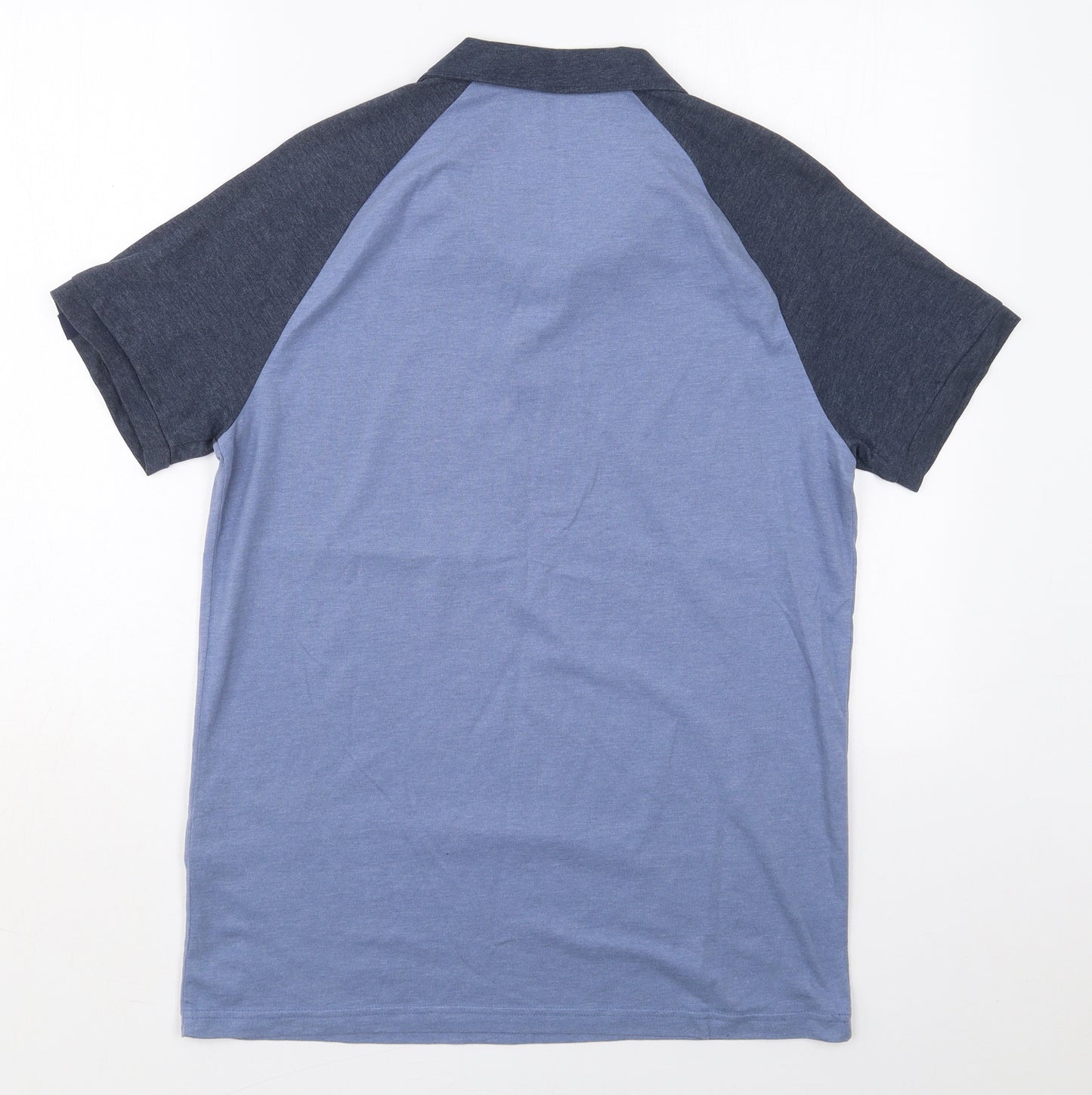 TOM TAILOR Mens Blue  Cotton  Polo Size M Collared Pullover