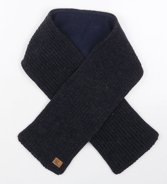 NEXT Boys Blue Colourblock Acrylic Rectangle Scarf Scarf One Size