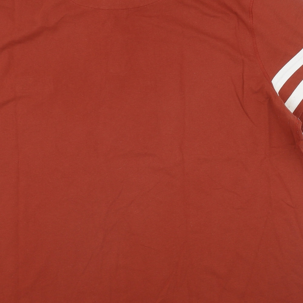 Joe Browns Mens Brown  Cotton  Polo Size 2XL Collared Button