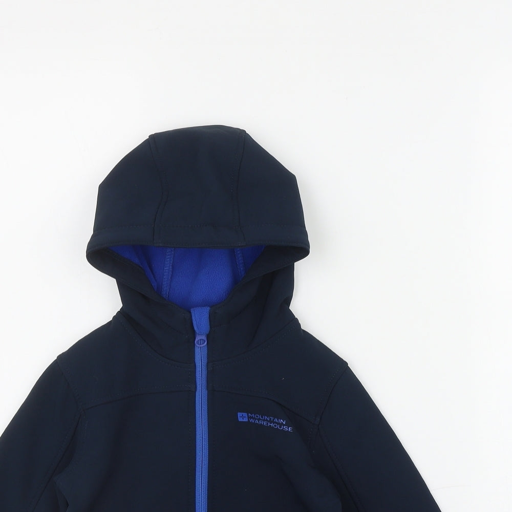 Mountain Warehouse Boys Blue   Jacket  Size 3-4 Years  Zip